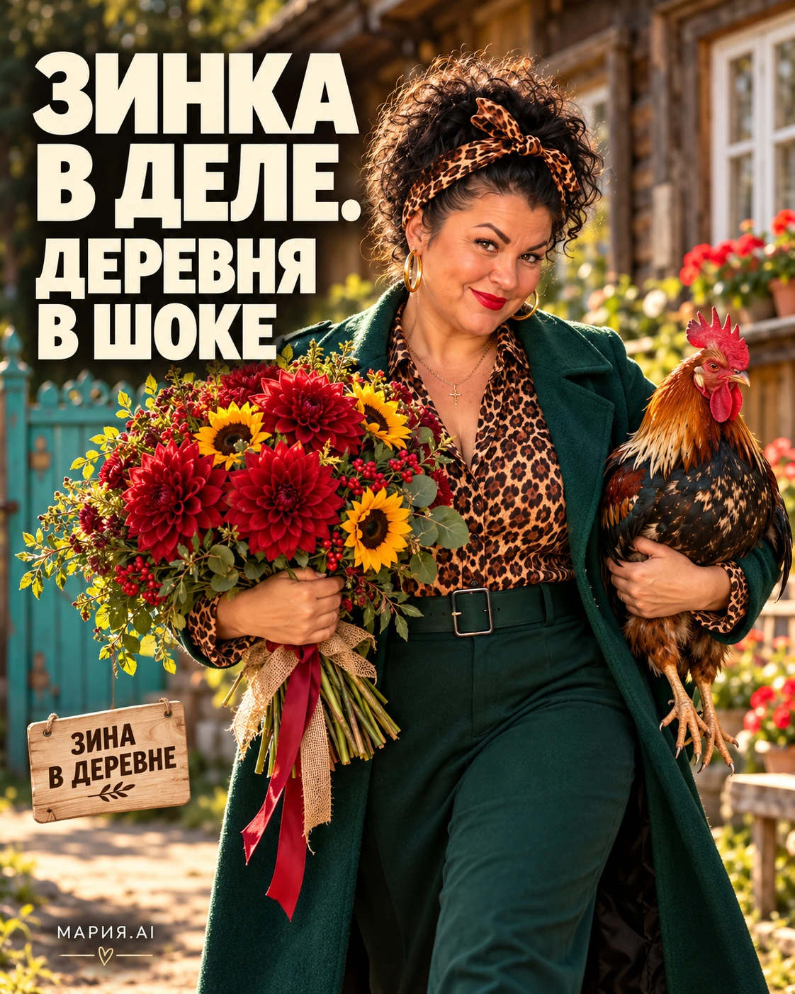 Зинка в деле. Деревня в шоке — новая авторская обложка проекта